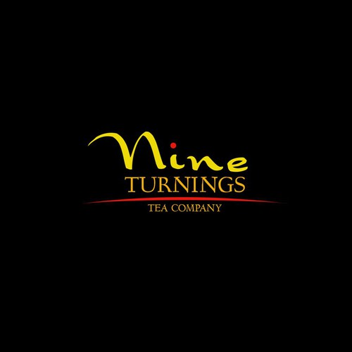 Tea Company logo: The Nine Turnings Tea Company Diseño de F&G