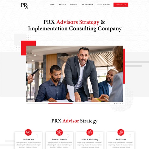 High-End Consulting Website Design Design by Smashing Boys