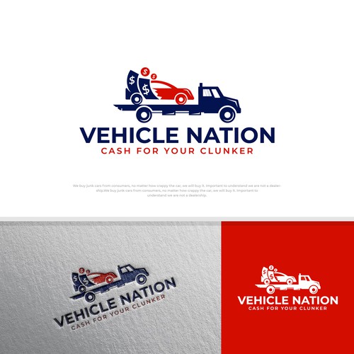 Vehicle Nation Seeks Logo For Junk Car Business. Design by StudioJack