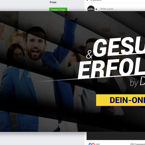 Facebook cover contest entry by phategy