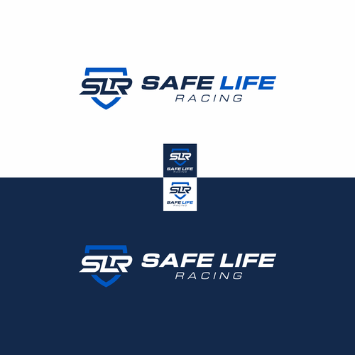 Logo Redesign for Safe Life Racing!  A manufacturer of auto racing safety equipment. Design by HTM