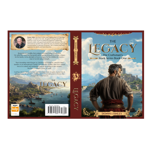 Book cover for epic 1st century story with historical implications Design by karundesigns