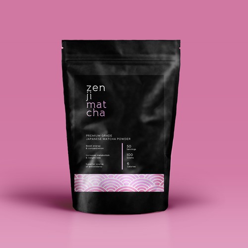 Japanese Matcha Product Needs Label - *GUARANTEED & BLIND* Design by GREYYCLOUD