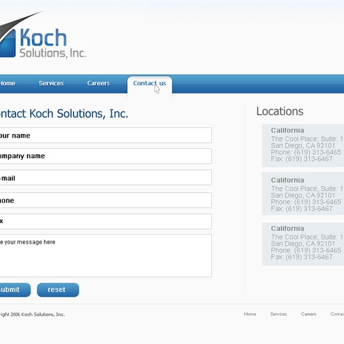 $500.00 Website template (Design only) Design by Scott Mitchell