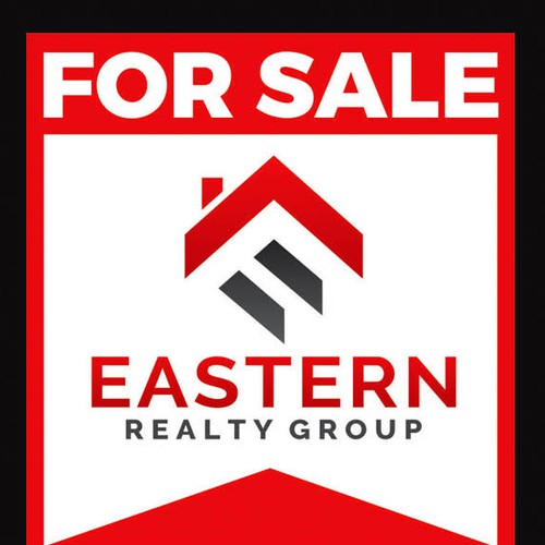 Eye catching and easy to read real estate lawn sign | Signage contest