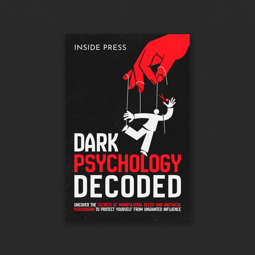 Intriguing Cover for Book on the "Mysteries of Dark Psychology" Design by kustasbudrikas
