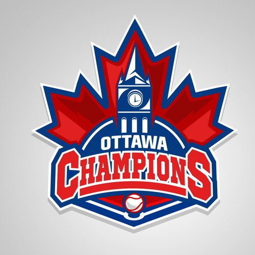 Diseño de Ottawa Champions Baseball Club Logo de Hugor1