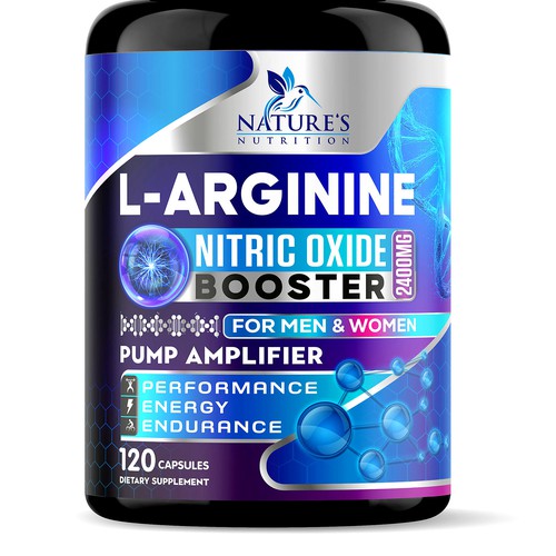 Powerful L-Arginine Capsules Design Needed for Nature's Nutrition Design by ✝DeSiGnEr✝JOHN