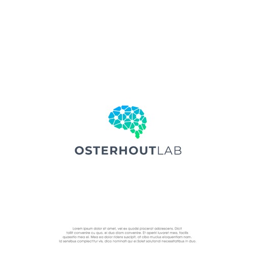 Logo for a scientific lab studying how the immune system communicates with the brain Design by oakbrand™