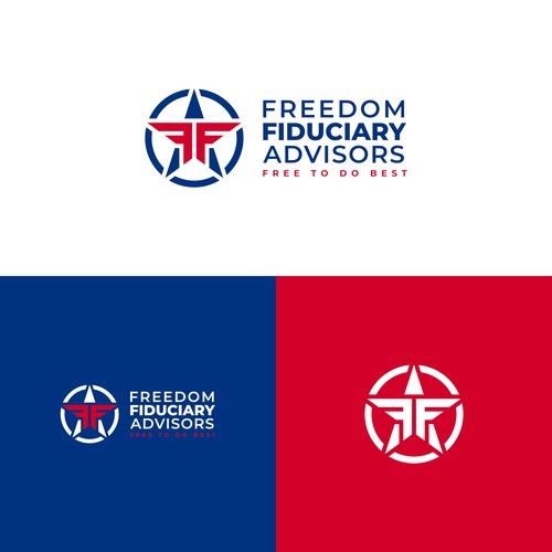 Investment company breaking away from corporate interest looking for fresh patriotic logo. Design by megawon®