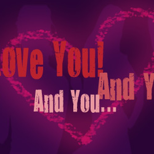 コンペ「"I Love You! And You... And You..." [LOGO - $355]」のデザイン by 180788さん 