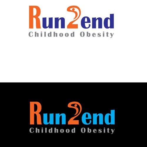Run 2 End : Childhood Obesity needs a new logo Ontwerp door Avielect