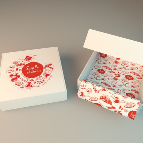 FRENCH cookie bakery needs a strong packaging design Design by bichito