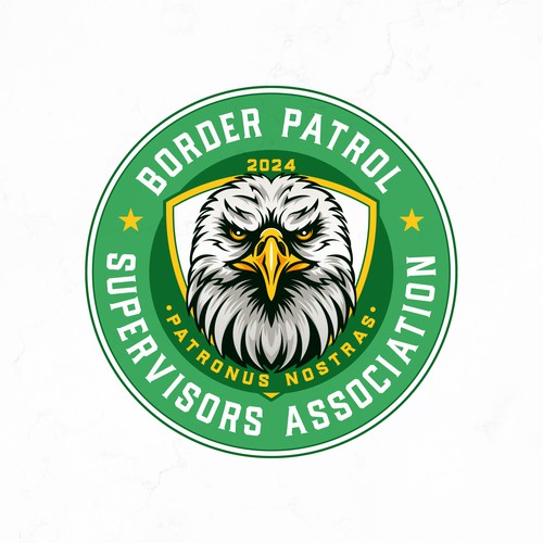 Border Patrol Supervisors Association Eagle Logo Design Design by CiCero"