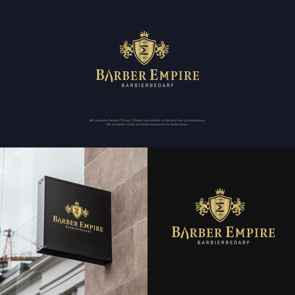 Design by qia.id titled "Barber Empire"