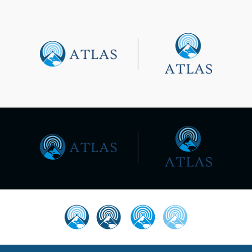 Create a logo to simplify a complex satellite to ground communication system Design von Arahmata