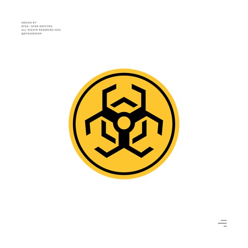 AI Warning/Hazard Symbol Design by Efsa