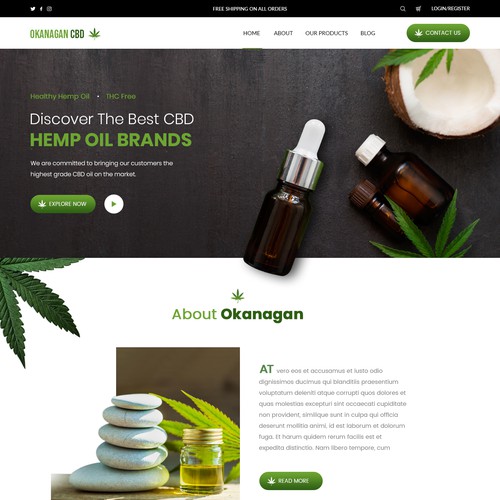 WordPress theme design contest entry by Adventix