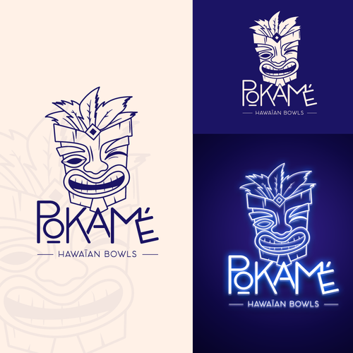 Create a logo for Hawaïan Pokebowl restaurant Design by Gingerhead.design