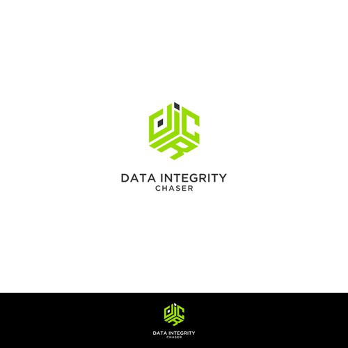 Logo: "The Pursuit of Data Integrity..." Design von Aufa™