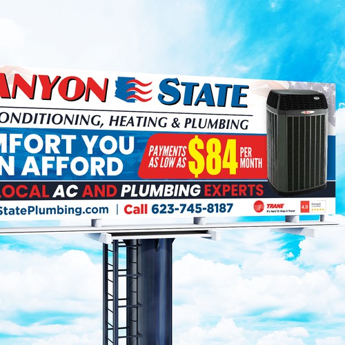 Design An Eye-Catching Billboard For An HVAC Company Design réalisé par GrApHiC cReAtIoN™