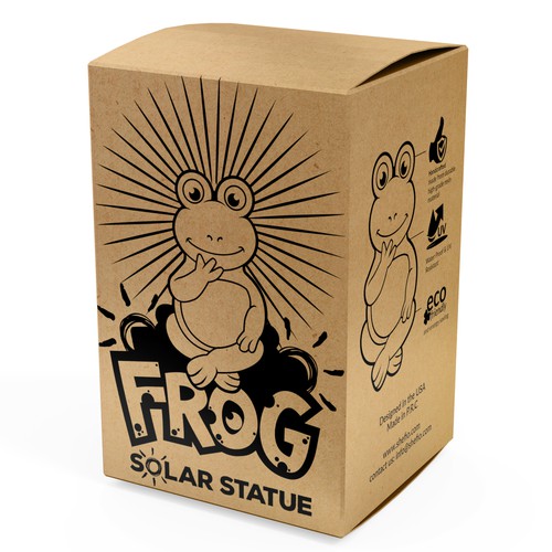 Create a creative box design for Solar Frog Design by interaksi