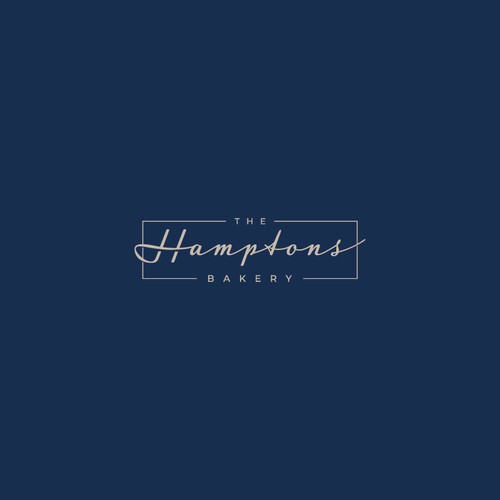 The Hamptons Bakery Logo Design by Bazilevskyi Anton