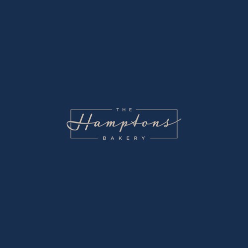 The Hamptons Bakery Logo Design by Bazilevskyi Anton