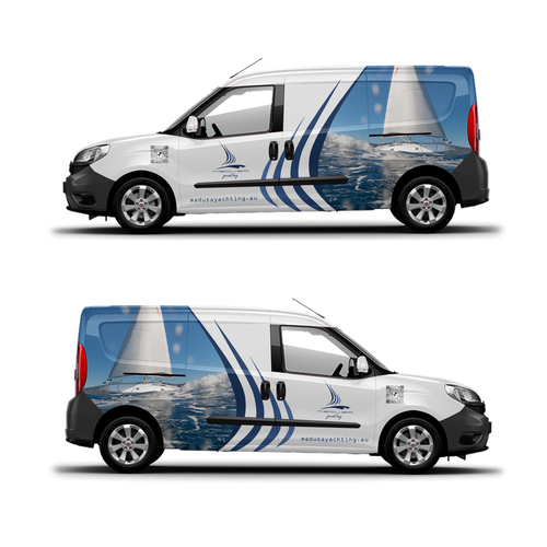 Set Sail on an Unforgettable Adventure – Design an Artistic Van Wrap for Our Charter Sailing Company Design by theANUNGs