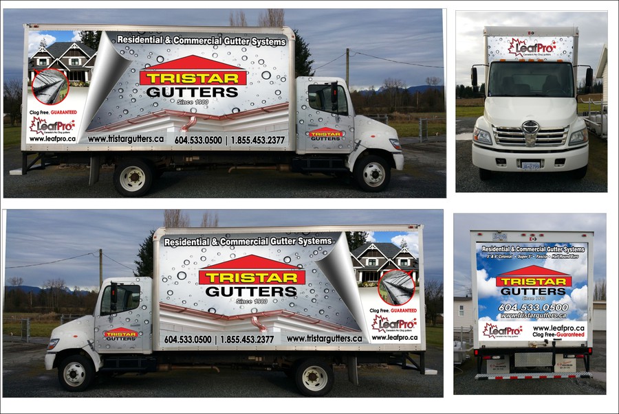 Tristar Gutter truck vehicle wrap (I AM HAVING A PRO INSTALL WRAP
