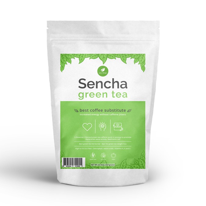 Design a Modern and simple green tea label | Product label contest