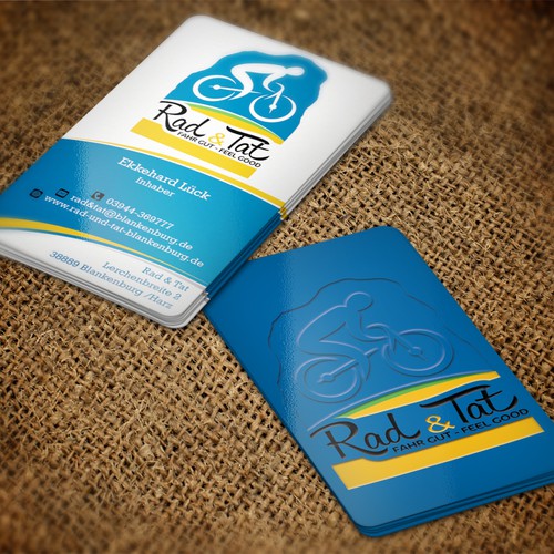 **modern Bike-store needs Business-Cards** Design by Nuhan Enterprise IT