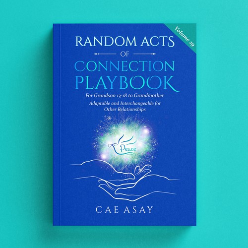 book cover- Promotes peace. Recalibrates human connections kind purposeful time together Design by Shreya007⭐