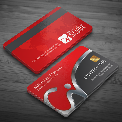 "create A Credit Card Theme For My Business Card"