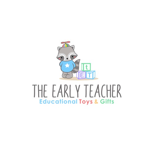 Design a logo for a children's educational toy and gift store-ontwerp door m-art