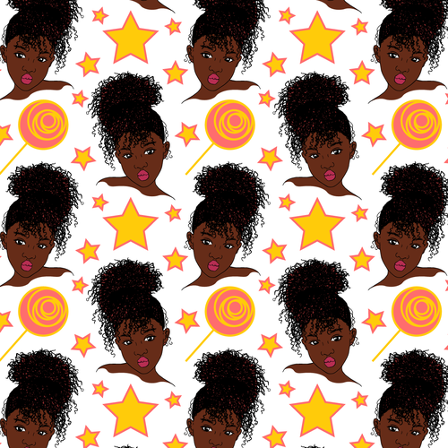 Bucket Hat Designs for Girls (black culture theme) Design by Anjelita