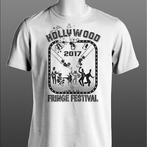 The 2017 Hollywood Fringe Festival T-Shirt Diseño de Vrabac
