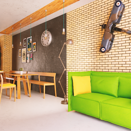 Office design for software development company Design by Artifictial