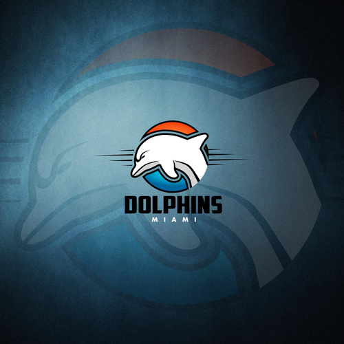 99designs community contest: Help the Miami Dolphins NFL team re-design its logo! Design réalisé par Widakk