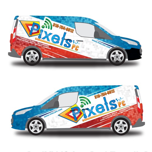Awsome Van Wrap for Pixels PC!! Design by Tanny Dew ❤︎