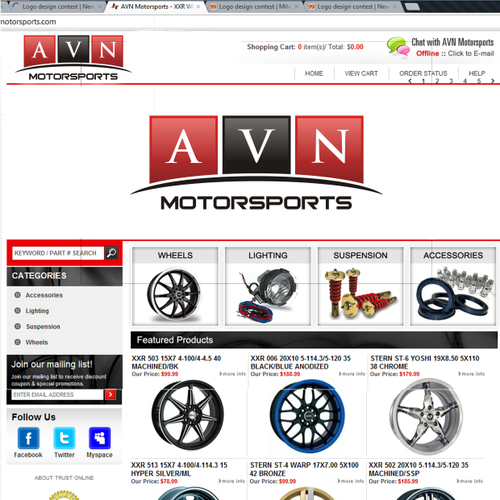 New logo wanted for AVN Motorsports Design by Djipril