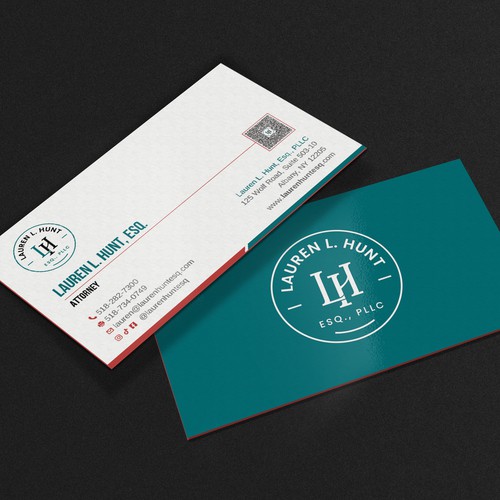 Design business cards and letterhead for a modern law firm Design by Rakibh