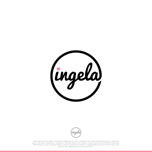 Logo for new international startup - Ingela.com Design by Direwolf Design
