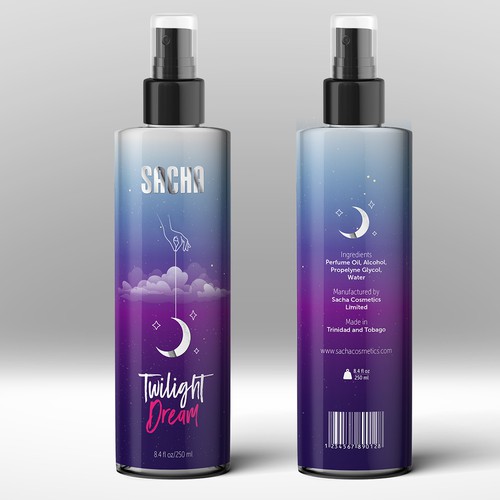 Sacha Body Mist-ontwerp door Vitalio7in