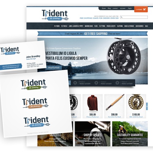 New logo wanted for trident fly fishing
