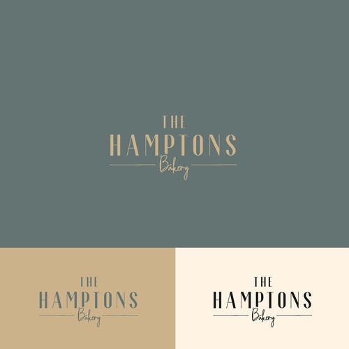 The Hamptons Bakery Logo Design by MDSTUDIOS.™