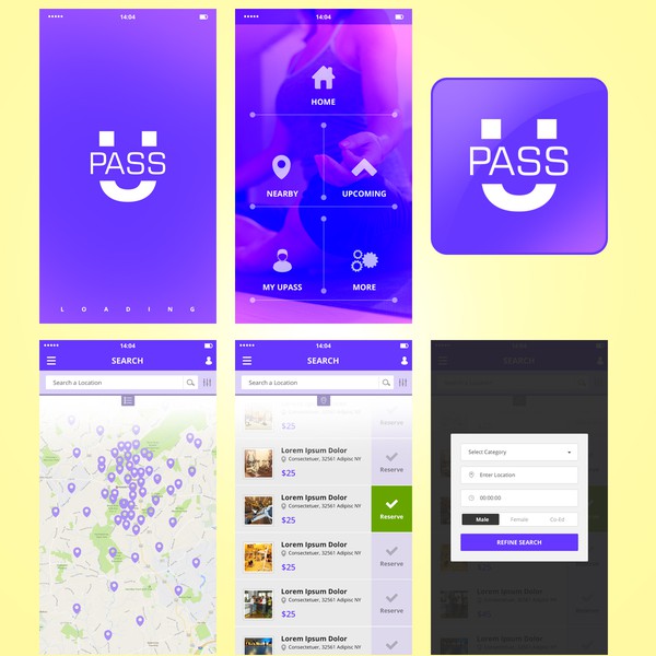 Design by Viral Kapadia titled "health app design"