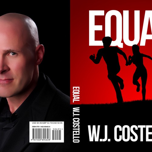 EQUAL book cover (a novel about equality) Design by Ed Davad