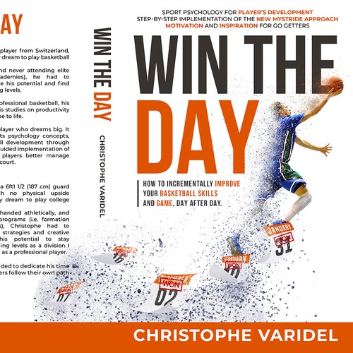 Book design - A book about basketball improvement and sport psychology Design by Evocative ✘