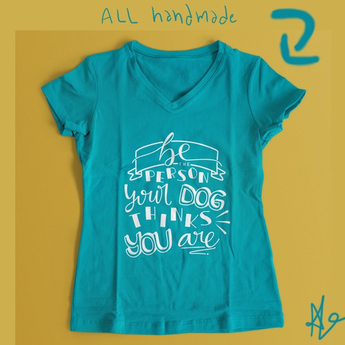 Create an inspirational T-shirt for women